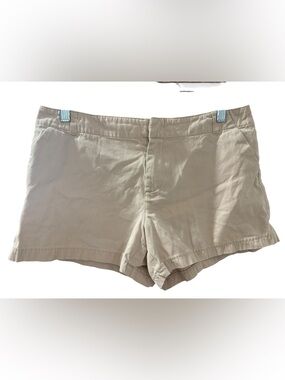 Banana Republic Women's Factory Store Beige Cotton Shorts Size 4